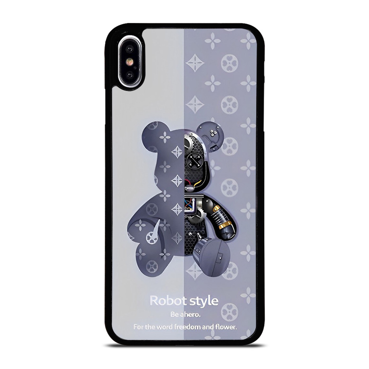 BEAR BRICK KAWS ROBOT STYLE iPhone XS Max Case Cover